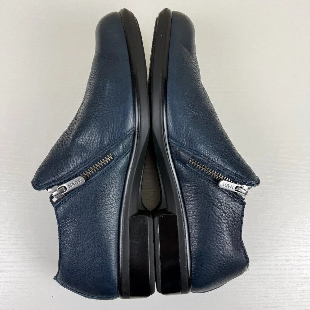 EUC Naot Autan Navy Leather Slip On Loafers